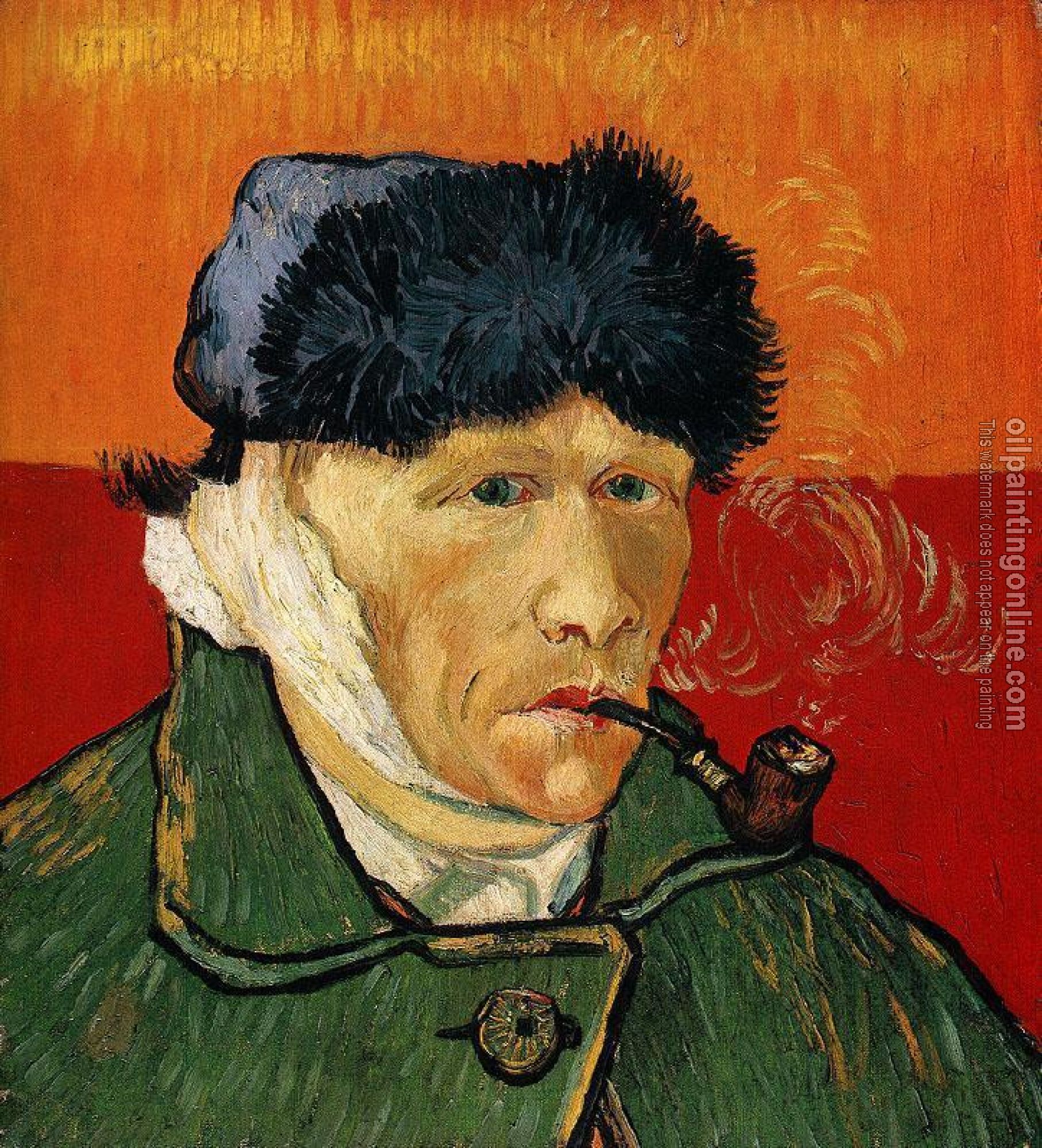 Gogh, Vincent van - Self Portrait with Bandaged Ear and Pipe